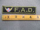 FAD Patch Fleet Air Defense Military Scope Wings Crosshairs S0