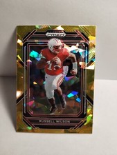 2023 Panini Prizm Draft Picks - Gold Ice Prizm #86 Russell Wilson