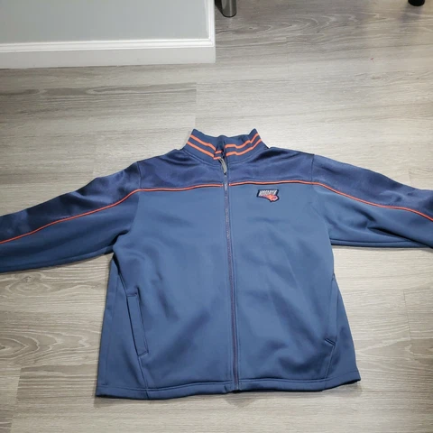 Majestic NBA Exclusive Collection Charlotte Bobcats Full Zip Jacket Mens Size L Cover