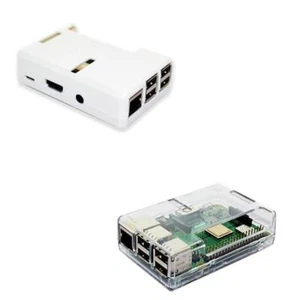 Case for Raspberry pi 3 B Plus access to all ports RoHS Clear & White  - Afbeelding 1 van 1