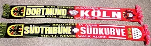 Köln Dortmund Schal "FÜR IMMER" Fan Kurve Block NEU 150x15cm Kölle Do 100% Acryl - Bild 1 von 1