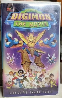 Digimon: The Movie (VHS, 2000) Special Full Length Feature, Clam Shell Case - Image 1 of 4