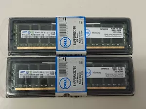 Ram 16 Gb 2x8Gb DDr3 Dell Samsung PC3L 10600R 1333 2Rx4 ECC SNPP9RN2C/8G - Foto 1 di 2