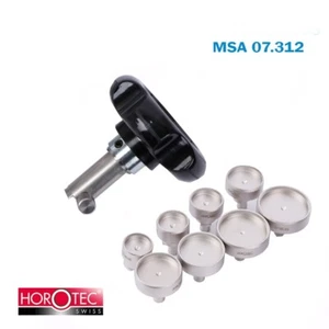 HOROTEC® MSA07.312 8 Steel Dies to Open Case Backs, 18.5-36.5mm, For Rolex Watch - Picture 1 of 4