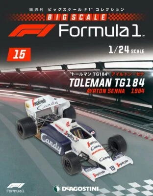 1/24 DeAGOSTINI Big Scale F1 #15 Toleman TG184 Ayrton Senna 1984 model cars - Image 1 of 4