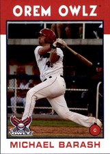 2016 Orem Owlz Grandstand 2 Michael Barash Boca Raton FL Texas A&M Baseball Card