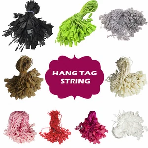 100/500/1000pcs Hang Tag String with Snap Lock to Attach Clothing Labels - Picture 1 of 50