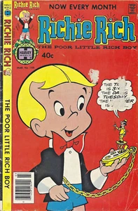 Richie Rich "the Poor Little Rich Guy" #188 1980 Harvey COMIC BOOK - used (259) - Picture 1 of 7