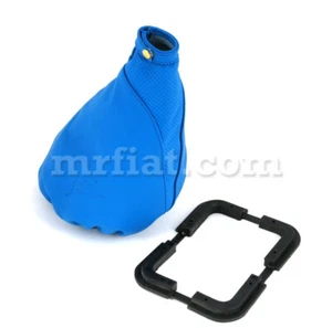 Nueva cubierta de cambio de marchas de cuero azul Fiat 500 600 - Imagen 1 de 1