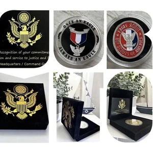EAGLE SCOUT Challenge Coin USA - Picture 1 of 8