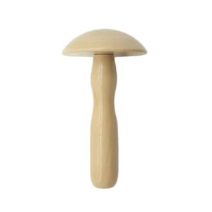 Wooden DIY Darning Mushroom Darner Patch Tool Trouser Clothes Sock Sewing Repair - Picture 1 of 8