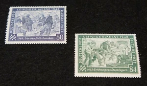 1948 Deutsche Post Leipziger Stamps Unused Condition EXCELLENT Old Collectibles  - Picture 1 of 2