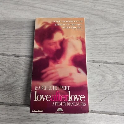 Love After Love 1992 French Drama Romance VHS Diane Kurys Isabelle Huppert  - Image 1 of 3