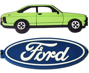 Ford MK2 Escort México/Deportivo Llavero Verde Java Paquete Doble - Imagen 1 de 3