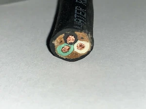75 FT 14/3 SJOOW SJ SJO SJOW BLACK RUBBER CORD EXTENSION WIRE/CABLE - Picture 1 of 2
