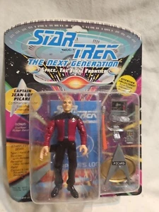 Star Trek TNG Playmates Jean Luc-Picard #6011 w Starfleet action base - Picture 1 of 2