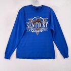 VTG Kentucky Wildcats Shirt Adult Large Blue Long Sleeve 90s Single Stitch 90s *