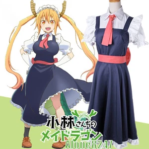 Japanischer Anime Miss Kobayashis Drachenmädchen Tohru Kleid Outfit Cosplay Kostüm - Bild 1 von 9