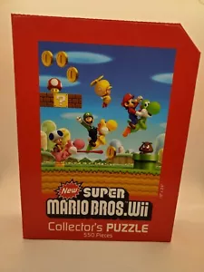Super Mario Bros. Wii Collector's Puzzle 550 pc 18 x 24" 2010 Nintendo - Picture 1 of 5
