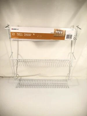 ClosetMaid Acero 18" Almacenamiento de Pared 3 Niveles Despensa Almacenamiento Organizador Estante Mod 8022 Foto 1 de 4