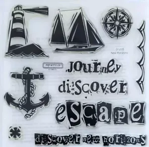 Close To My Heart New Horizons Clear Acrylic Stamps D1205 - Picture 1 of 2