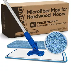 Cinch Mop Microfiber Mop For Hardwood Floors Flat Mops System For Wood Tile Lami - Picture 1 of 8