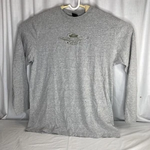 Polo Jeans Company Ralph Lauren T-Shirt Herren Langarm Large 1967 grau Flügel - Bild 1 von 7