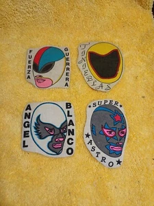 Vtg 80's Rare Patch Wrestling, Lucha Libre BLUE DEMON Made at Mexico 3" x4 - Picture 1 of 10