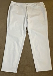 Jeans Cato donna 24 44x31 bianco denim vita alta modellante elasticizzato lusinghiero nuovo con etichetta - Foto 1 di 15
