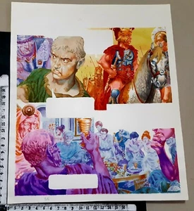 WUNDERKAMMER L EXLIBRIS 3 - " FUMETTO ROMA ANTICA FRONTE RETRO " - MILO MANARA ? - Foto 1 di 4