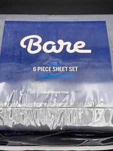 Bare Home - 6 Piece Full Sheet Set 1800 Premium Microfiber in Gray - Picture 1 of 3
