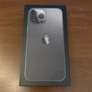Apple iPhone 13 Pro Max boîte 128 Go graphite PAS D'APPAREIL boîte au détail uniquement - Photo 1 sur 4