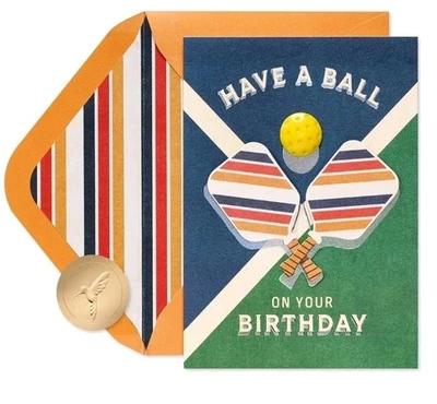 Papyrus Pickleball Birthday Card  🎾 - Image 1 of 4