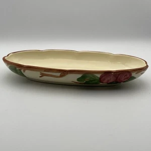 Franciscan Apple 10” Pickle Relish Dish Tray Gladding McBean USA TV Excellent - Picture 1 of 11