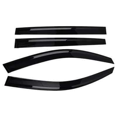 Front Rear Window Rain Guards for VW Tiguan MK1 2008-2016 4PCS Wind Deflectors - Image 1 of 4