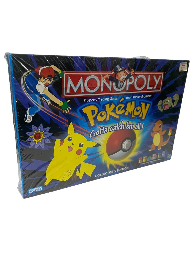 Hasbro Pokemon Collector's Edition Monopoly (SEALED) Board Game - 41357 1999 - Image 1 of 4