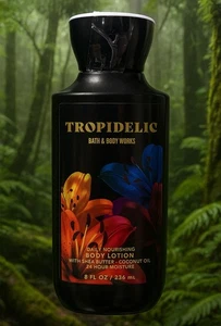 Bath and Body Works TROPIDELIC Nourishing Body Lotion 8 fl oz Full Size, NEW NIP - Picture 1 of 3