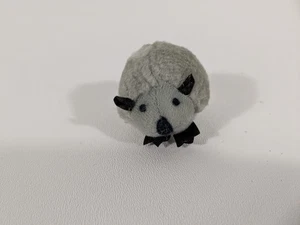 Tiny Miniature Mouse Koala Rat Animal Soft Plush 2" Gray Black Vintage Toy - Picture 1 of 4