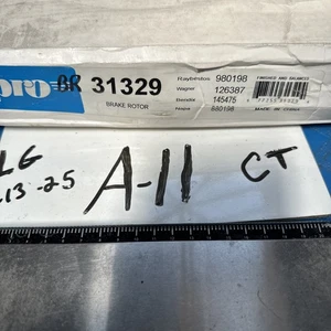 Pro Disc Brake Rotor Pronto BR31329 - Picture 1 of 1