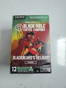 Black Rifle Coffee Blackbeard's Delight Dark Roast Pods 12 CT- DMG Box - 03/27 - Picture 1 of 5