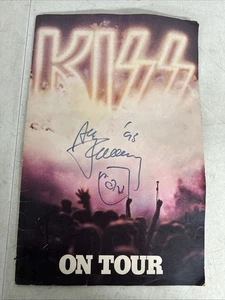 Vintage 1976 KISS On Tour Destroyer Concert Book Signed By Ace Frehley - Picture 1 of 5