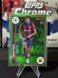 Lamine Yamal RC Rookie Green /99 Fc Barcelona Topps Merlin chrome 23/24 - Picture 1 of 2