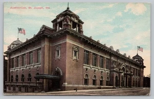St Joseph Missouri - Auditorium - Buchanan County - Postkarte um 1913 - Bild 1 von 2