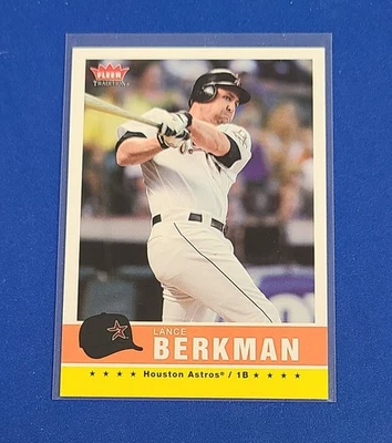 Tarjeta de béisbol Fleer Tradition #20 2006 Lance Berkman Houston Astros o Foto 1 de 2