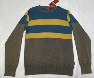 Vintage Levi’s Red Tab Medium Sweater Pullover Striped Y2K 90’s NWT - Picture 1 of 8