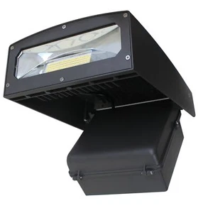 Commercial Wall Pack LED 100W Adjustable Angle 5000K Cool White IP65 Outdoor, - Picture 1 of 6