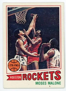 1977-78 Topps Moses Malone #124 Rockets Ex-Mt - Imagen 1 de 1