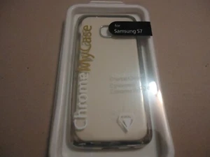 Chrome My Case For Samsung S7 - Crystal Clear Coloured Chrome Edge. - Picture 1 of 6
