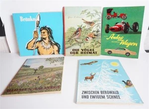 5er Konvolut Vintage Sammelbilder Alben Branko Vögel Autos Blumen usw. - Bild 1 von 3