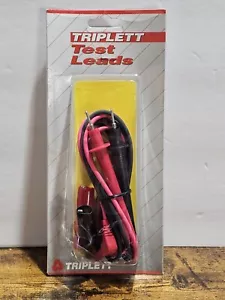 Nuevo 48 in. Cables de prueba Triplett Jewell con clips de cocodrilo atornillables Nº: 79-374 - Imagen 1 de 6